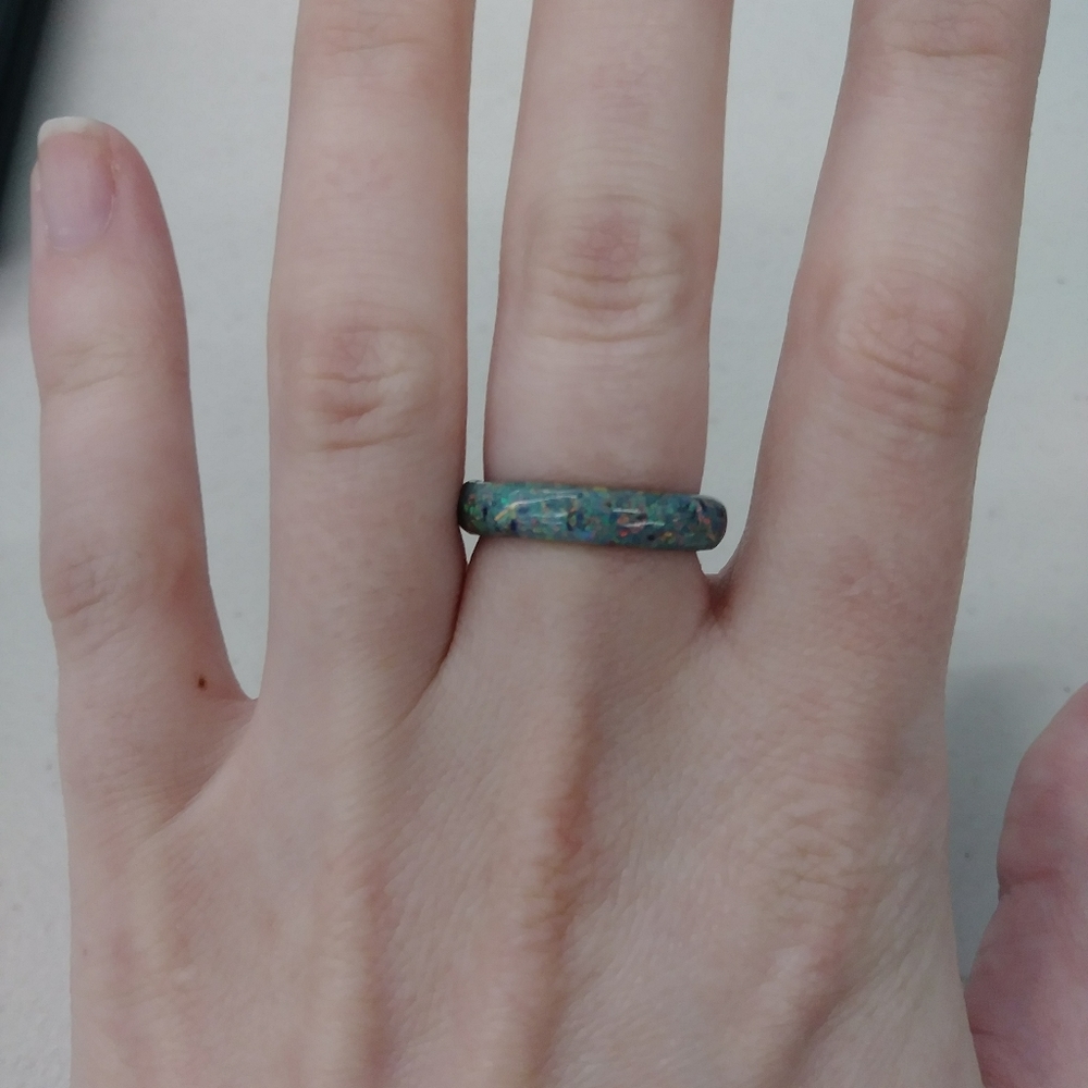 Opal Resin Ring